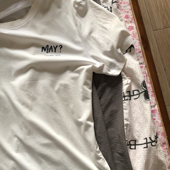 Men's short-sleeved white T-shirt printed simple round-neck short-sleeved casual - Picture 11 of 16